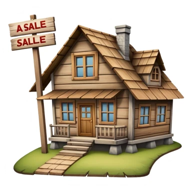 for sale sign for house sticker