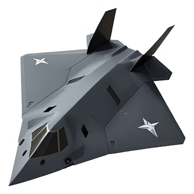 F-117 Nighthawk - Lockheed Martin (Stealth Grey) sticker