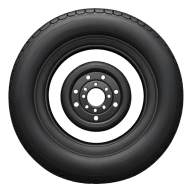 flat semi tire sticker