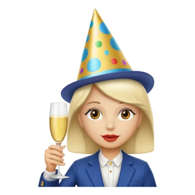 😅 qui fête anniversaire  sticker