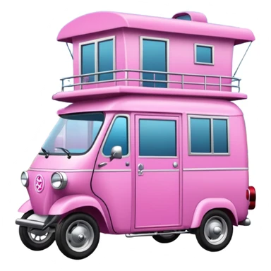 Ultra hotrod Haunted Barbie dream house Caravan motorbike tuk tuk  sticker