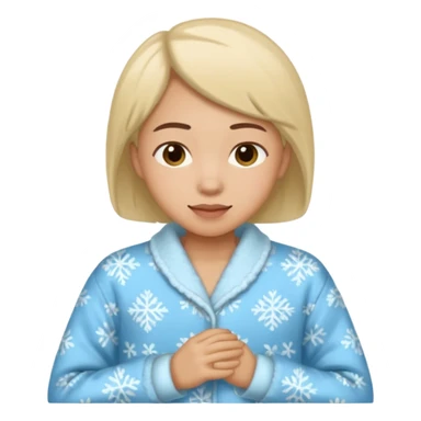 Winter Cozy Pajamas sticker