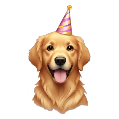 Golden Retriever Birthday  sticker