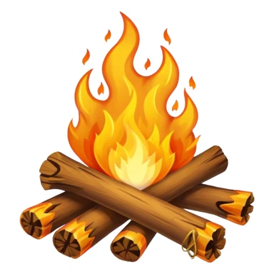 Campfire sticker