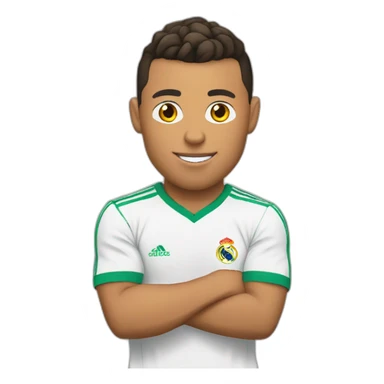 Ronaldo avec un poulet sticker