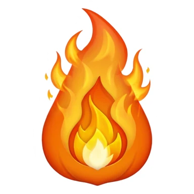 As un fuego de lado  sticker