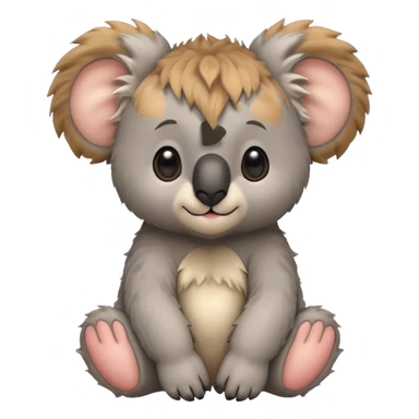 Half koala bear and half lion baby 🐨🦁 sticker