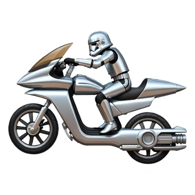 starwars hower bike sticker