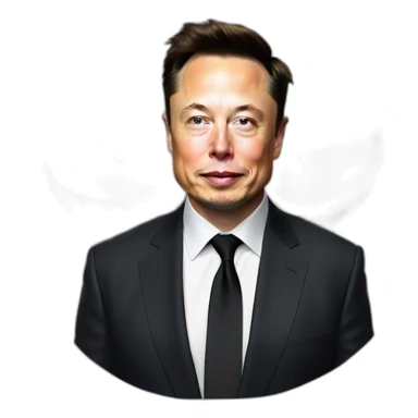 elon musk as a melon sticker
