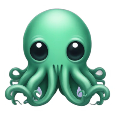 kawaii cthulu sticker