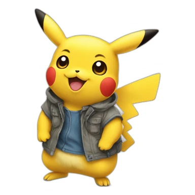 Pikachu qui fait dodo sticker