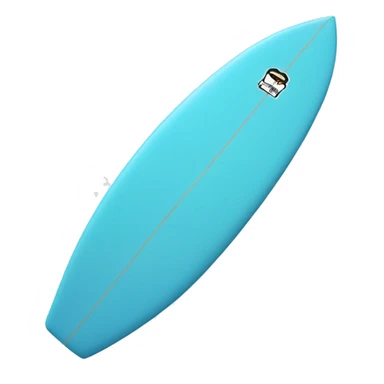 Surfboard blue  sticker