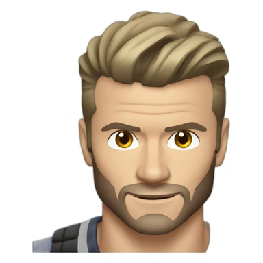 David beckham sticker