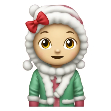 Christmas Hello Kitty sticker