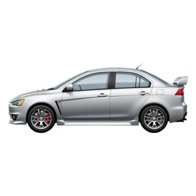 Mitsubishi lancer 10 sticker