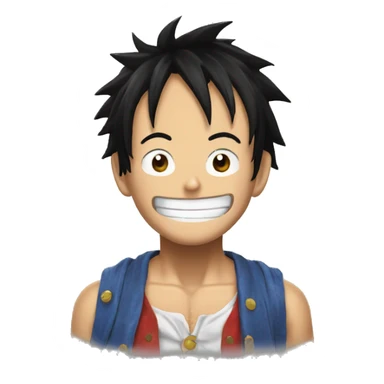 Luffy qui rigole  sticker