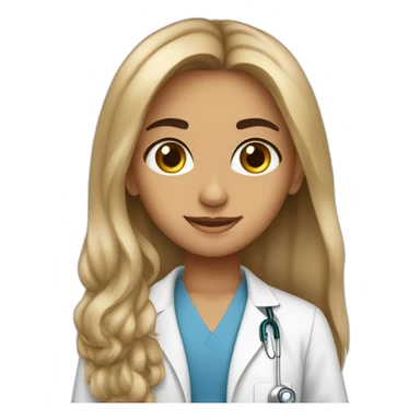 Jewish girl long hair with ophthalmologist tanned skin Arabic boy sticker