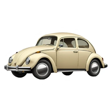 VW-beetle-vintage-beige sticker