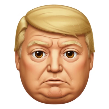 MAKE IT MUCH MORE REALISTIC, ESPECIALLY IN THE DONALD TRUMP FACE AND HAIR, MUCH MORE ELDERLY, AND MUCH MORE OBESE, TO REFLECT HIS REALITY sticker