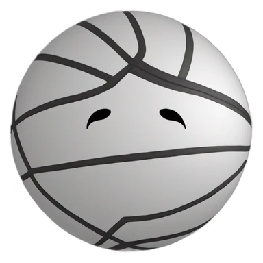 Ballon de basket pleurer de rire sticker
