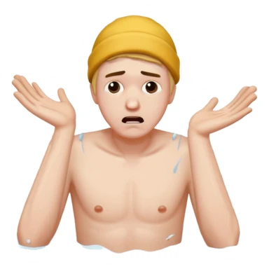 man drowning sticker