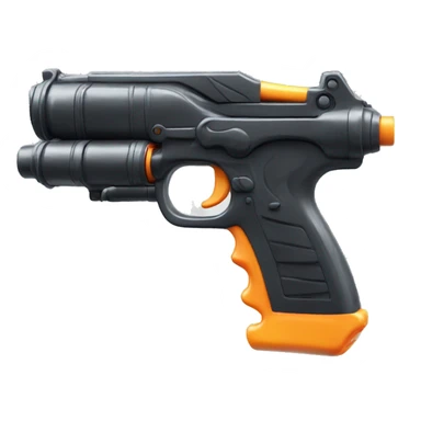 Watergun with realistic optic  sticker