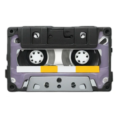 Broken cassette tape sticker