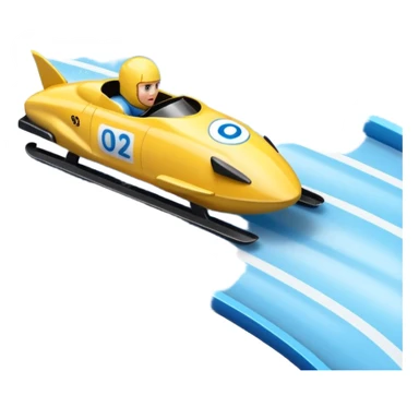 finish line race bobsleigh sticker
