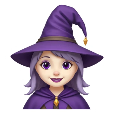 cute raccoon witch girl sticker