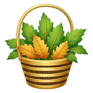 Breeze + leaf basket,Sky Gardener. sticker
