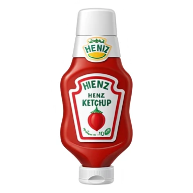 One Heinz Ketchup Sachets 10ml sticker