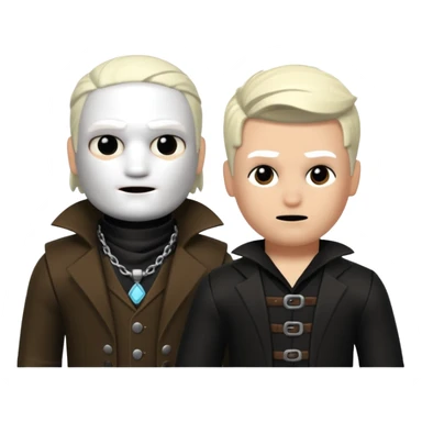 My Emojj will be of the character "Two Time", from roblox forsaken. sticker