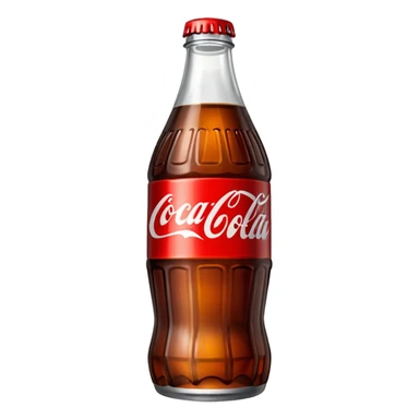Una botella de coca cola sticker