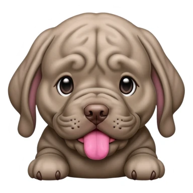 Neapolitan Mastiff cute sticker
