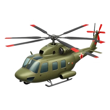 WW2 style helicopter with red star sticker
