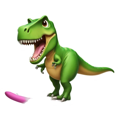 T-Rex on a Surfboard sticker
