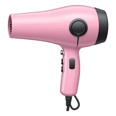 Light pink hair dryer  sticker