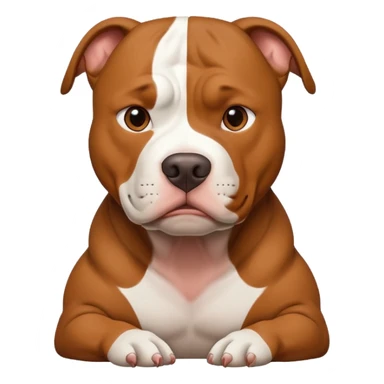 Dangerous Big pitbull sticker
