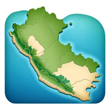 I want that you generate a Peru map emoji sticker