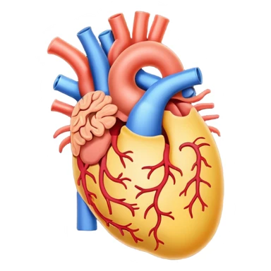 A simplified emoji of the digestive system, highlighting the main organs involved in digestion, in a flat and minimalist style. sticker