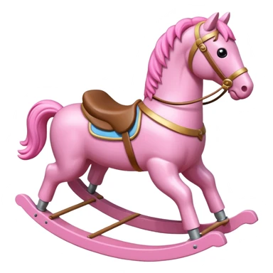 pink Rocking Horse sticker