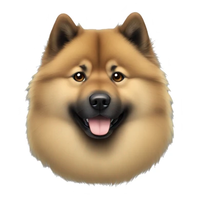 Eurasier etwas dunkleres fell spitze ohren sticker