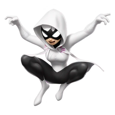 Spider-Gwen pose sticker