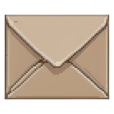 beige envelope sticker