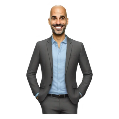 pep guardiola feliz sticker