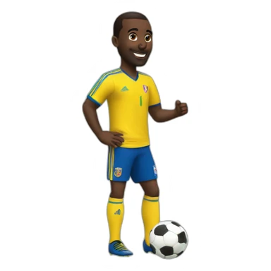 Joueur de foot Brice samba sticker