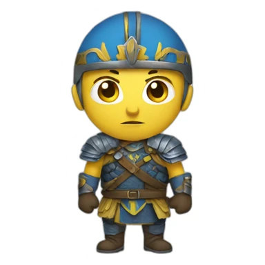 Ukrainian modern warrior sticker