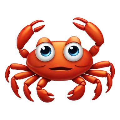 Sebastian the crab the little mermaid sticker