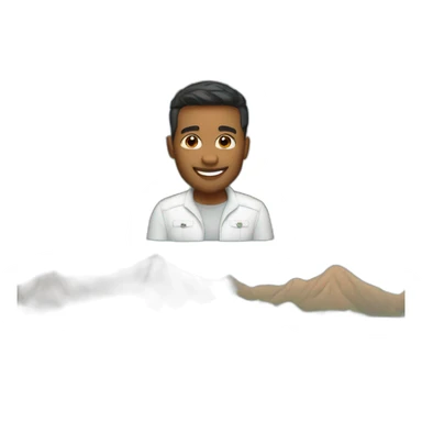 Une ville avec une vue sur hollywood sticker