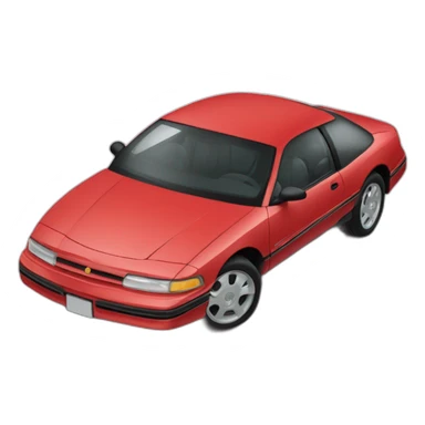 Red 1996 monte carlo sticker